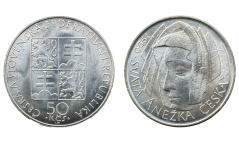 50 Kčs 1990 Anežka