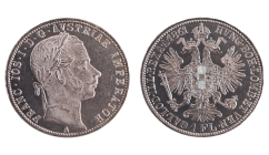 zlatník 1861 A František Josef I. 