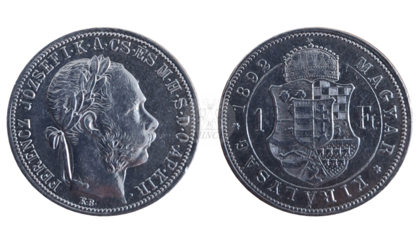Forint 1892 KB František Josef I. (1848 - 1916)