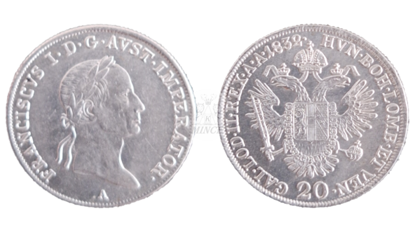 20 krejcar 1832 A