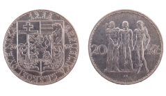 20 Kč ČSR 1933