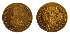 2 Dukát Josef II. 1782 E Karlsburg