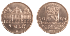 50 Kčs 1986 Městská památková rezervace Telč