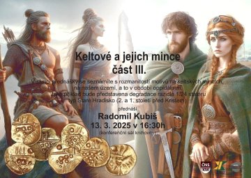 Přednáška: Keltové a jejich mince III. část - knihovna Kroměříž