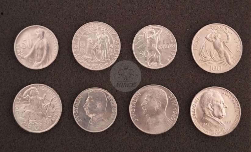 Sada pamětních mincí 1945 - 1953