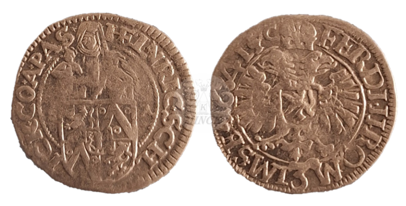 3 krejcar Jindřich Šlik 1634 