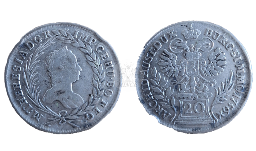 20 krejcar Marie Terezie 1756 Praha 