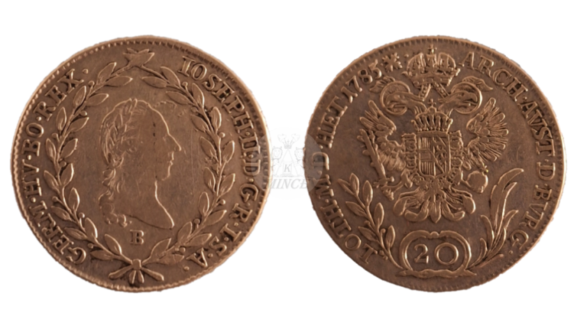 20 krejcar 1785 B Josef II.