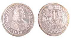 6 krejcar Karel II. z Liechtensteina 1693 Kroměříž (1664 - 1695)