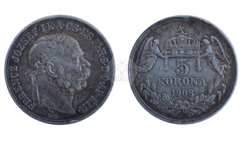 5 koruna 1908 Kremnica