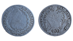 20 krejcar Marie Terezie 1780 B, S.K.-P.D. Kremnica