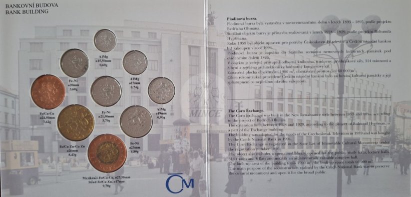 Sada oběžných mincí ČR 2001 BK