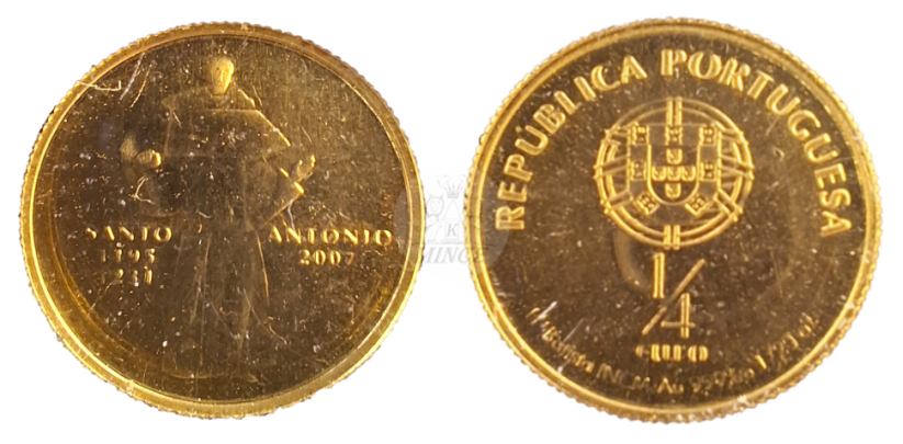 1/4 Euro 2007 Portugalsko Sv. Antonín Paduánský