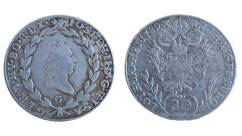 20 krejcar Josef II. 1789 G Velká Baňa