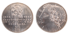 50 Kčs 1968 Padesáté výročí vzniku Československa 50 Kčs 1968 Padesáté výročí vzniku Československa