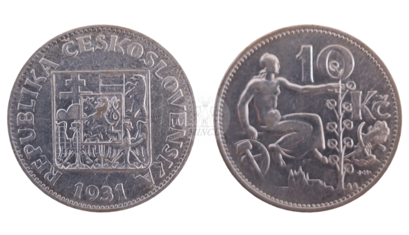 10 Kč ČSR 1931