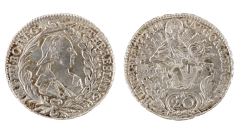 20 krejcar Marie Terezie 1774 B 20 krejcar Marie Terezie 1774 B