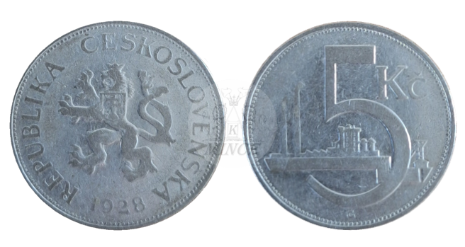 5 Kč 1928