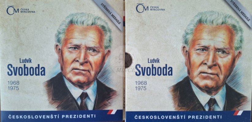 Stříbrná medaile Ludvík Svoboda PROOF