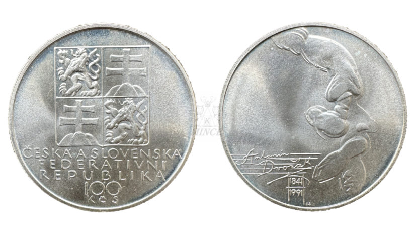 100 Kčs 1991 Antonín Dvořák