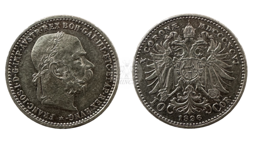 10 koruna 1896