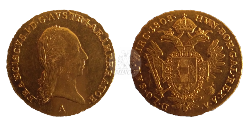 Dukát František II. 1808 A Vídeň 