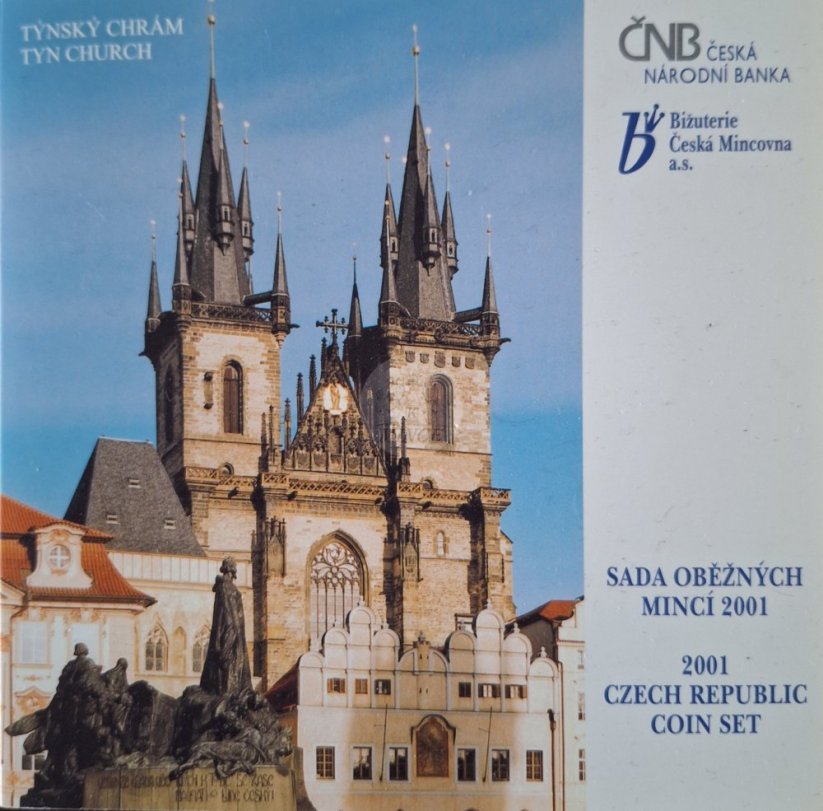 Sada oběžných mincí ČR 2001 BK