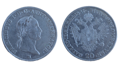 20 Krejcar František I. 1831 M Milán 20 Krejcar František I. 1831 M Milán