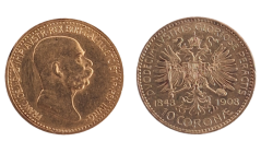 10 koruna 1908 jubilejní