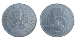 5 Kč 1928