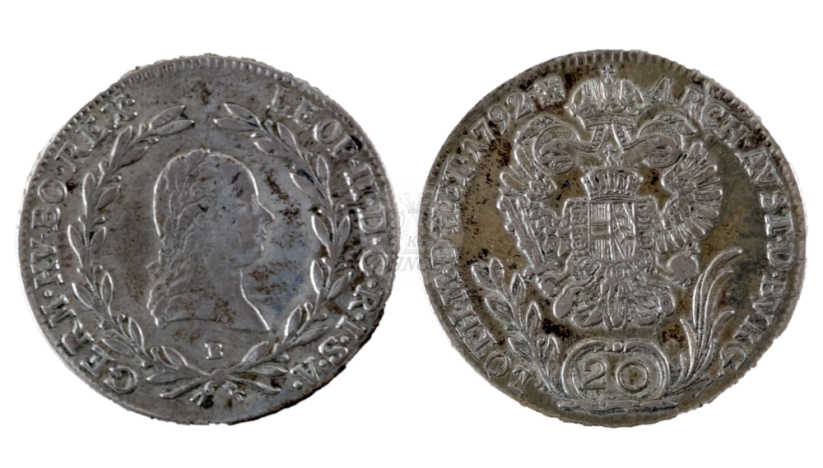 20 krejcar Leopold II. 1792 B