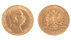 10 koruna 1908 výroční