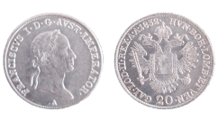 20 krejcar 1832 A