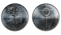 100 Kčs 1992 Lidice a Ležáky