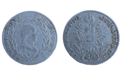 20 krejcar Josef II. 1787 A Vídeň