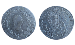 20 krejcar Josef II. 1786 A Vídeň