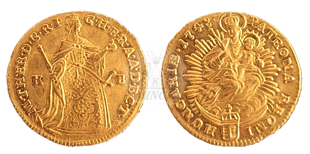 Dukát Marie Terezie 1748 