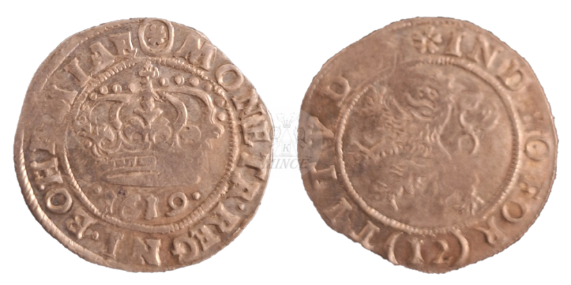 12 krejcar České stavy 1619 
