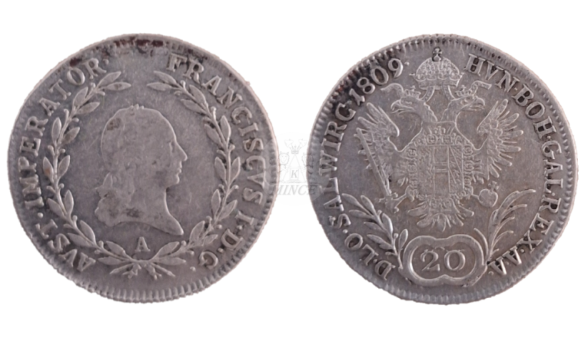 20 Krejcar 1809 Vídeň