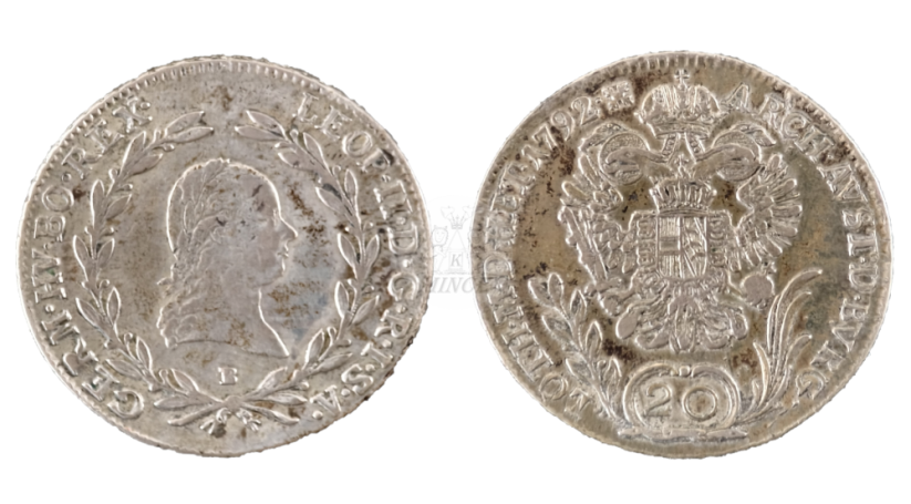 20 krejcar Leopold II. 1792 B