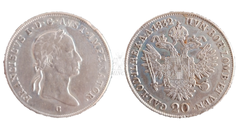 20 krejcar 1832 Praha