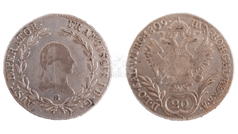 20 Krejcar 1809 B 