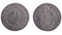 20 krejcar 1829 A