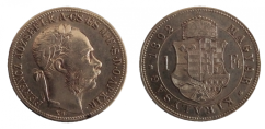 Forint 1892 KB František Josef I. Fiume