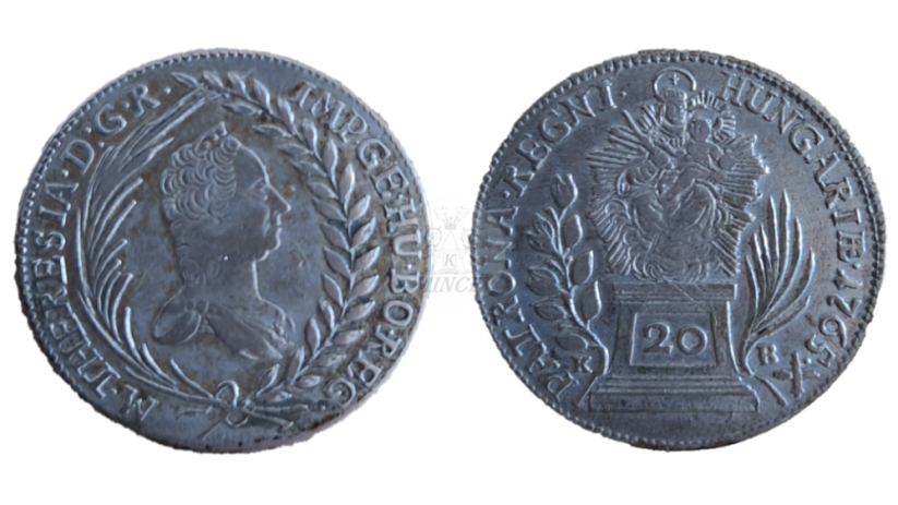 20 krejcar Marie Terezie 1765 KB Kremnica