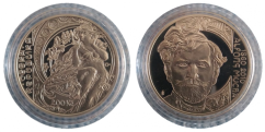 200 Kč Alfonz Mucha, 150. výročí narození 2010 PROOF