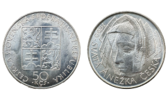 50 Kčs 1990 Anežka