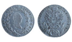 20 krejcar Josef II. 1783 B Kremnica 20 krejcar Josef II. 1783 B Kremnica