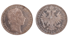 Florin 1861 A František Josef I. Florin 1861 A František Josef I.