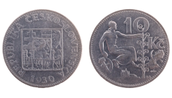 10 Kč ČSR 1930